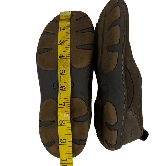 B.O.C by Born Concept Sneakers Mens 7M Brown Leather Comfort Round Toe Slip On - Picture 5 of 11
